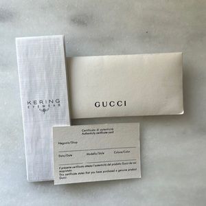 Gucci Certificate of Authenticity